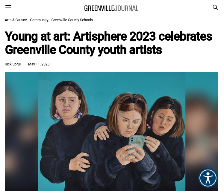 Young At Art: Artisphere 2023 Celebrates Greenville County Youth ...