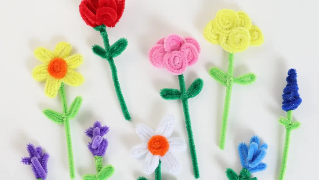 Pipe Cleaner Flowers 17 1 1